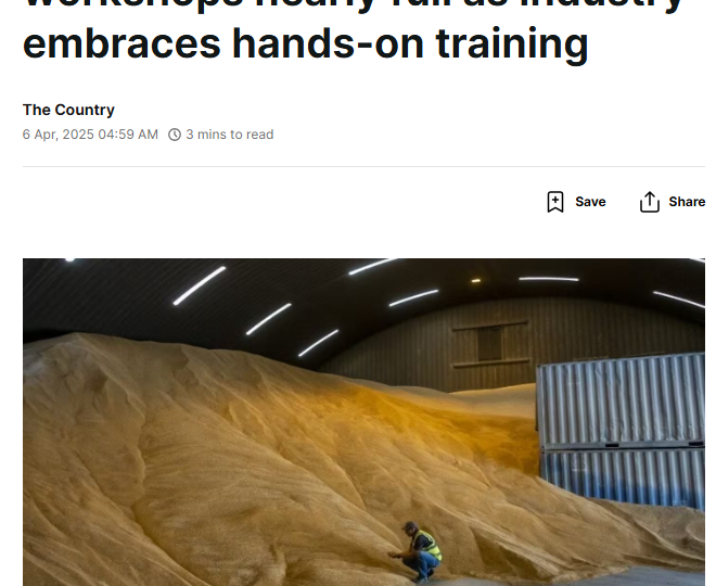 Media Article On Training